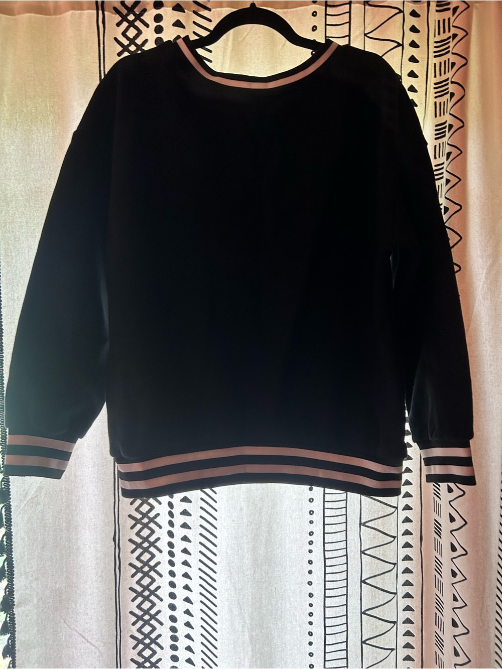 Black Women's pull over sweatshirt- Stylish Outerwear